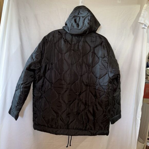 NEW Grunt Style Men's Tac Woobie Pullover Hoodie Black Size Large Arm Patches - Picture 8 of 8